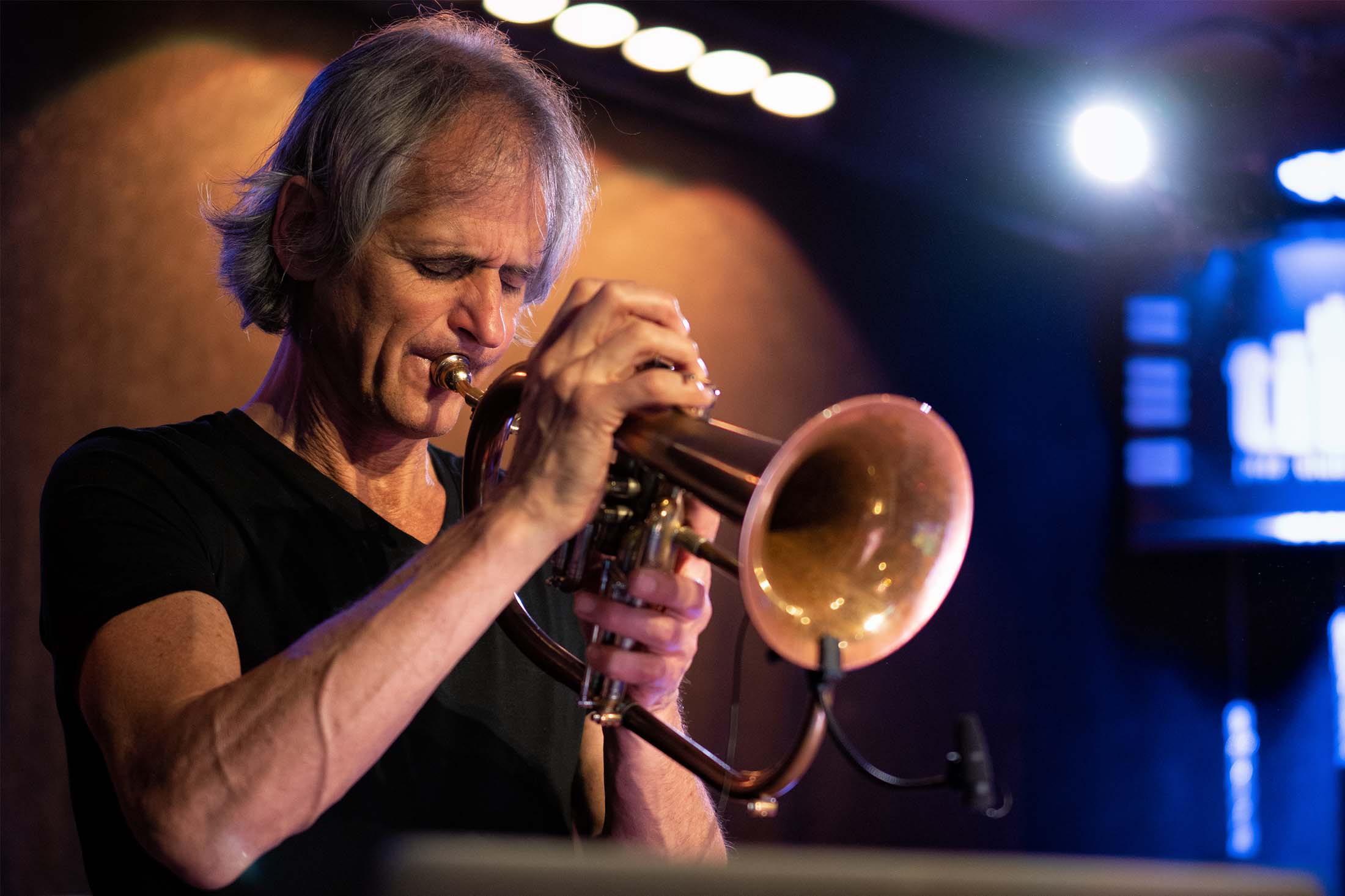 Markus Stockhausen ©Helmut Dobratz Markus Stockhausen bei einem Trompetenkonzert