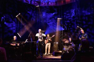 das Sebastian Gahler-Quintett live auf der Bühne