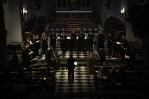 Der Düsseldorfer Kammerchor ars cantandi unter der Leitung von Markus Belmann